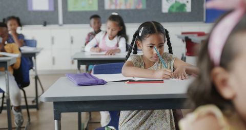 Children Engaged in Classroom Learning Activities - Download Free Stock Images Pikwizard.com