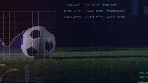 Soccer and Stock Market Integration Graphic