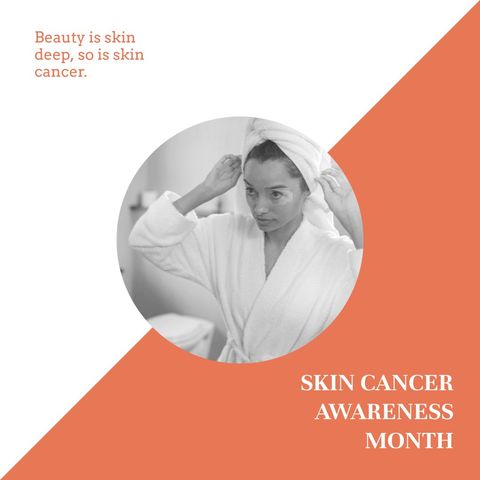 empowering awareness for skin cancer prevention - Download Free Stock Templates Pikwizard.com