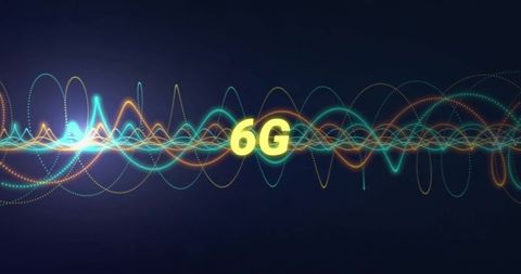 6G Concept with Abstract Colorful Waveform Design