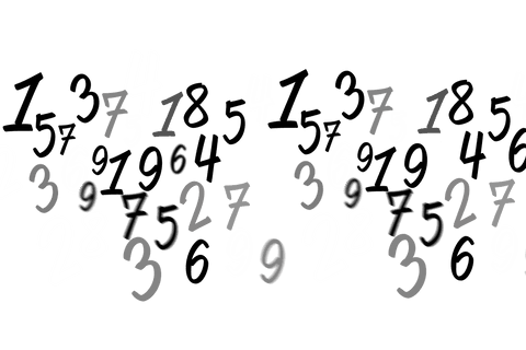 abstract numbers on transparent background digital illustration - Download Free Stock Videos Pikwizard.com