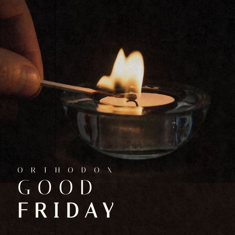 lighting candle on orthodox good friday in dark space - Download Free Stock Templates Pikwizard.com