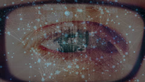 Eye Viewing Virtual Connections and Data Networks