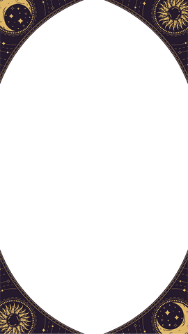 ornate celestial frame with sun and moon transparent motifs - Download Free Stock Videos Pikwizard.com