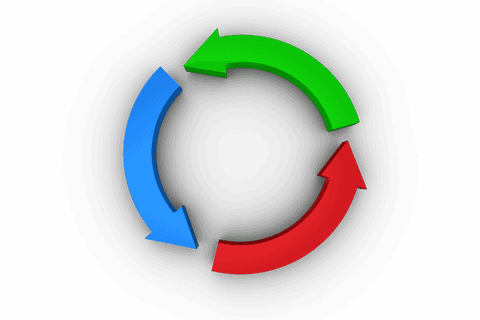 colorful arrow cycle on transparent background - Download Free Stock Videos Pikwizard.com