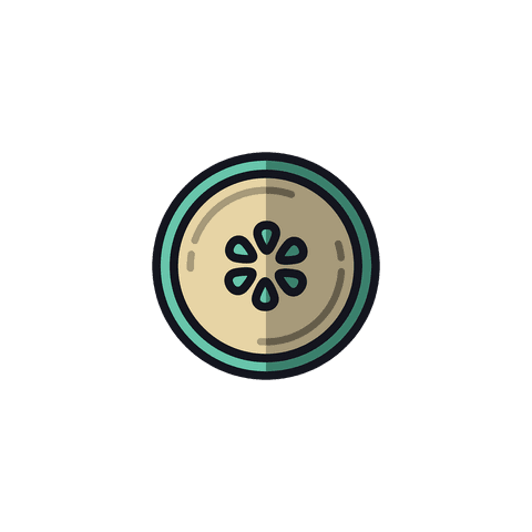 stylized cucumber slice on transparent background - Download Free Stock Videos Pikwizard.com