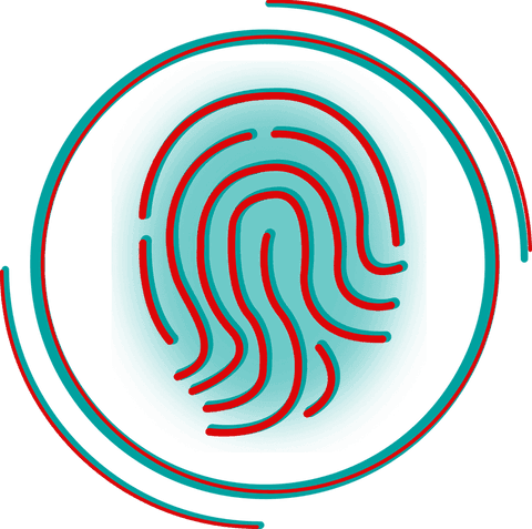 transparent fingerprint conceptual art illuminating digital security theme - Download Free Stock Videos Pikwizard.com
