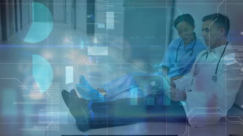 Technology Integration in Healthcare with Diverse Doctors Analyzing Data