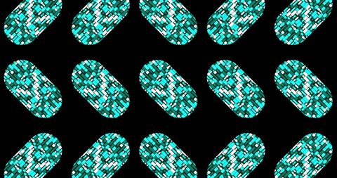 Abstract geometric pattern featuring green rectangles with dynamic movement on a black background. Ideal for digital design projects, backgrounds in presentations or websites, and adding a modern touch to stationary or printed materials.