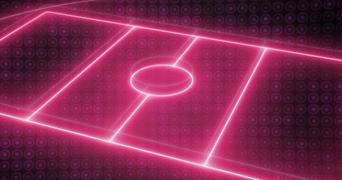 Neon Lit Sports Stadium Digital Background