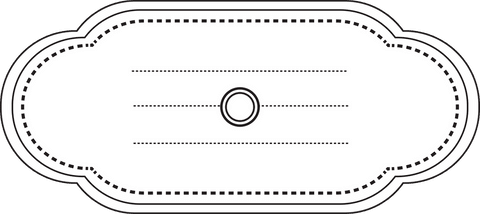Transparent Decorative White Label with Dotted Lines - Download Free Stock Videos Pikwizard.com