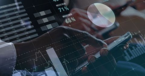 Modern Business Analysis with Mobile Devices - Download Free Stock Images Pikwizard.com
