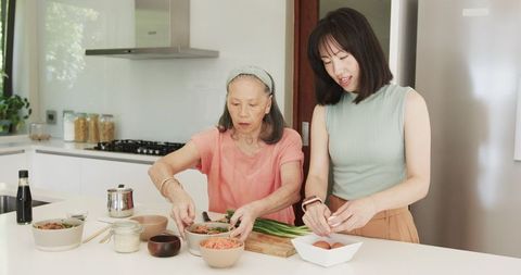Multi-Generational Cooking at Home with Family