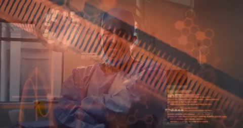 Futuristic Surgeon with Biotechnological Innovations