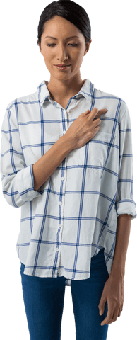 Female Professional Crossing Fingers in Hope Transparent Background