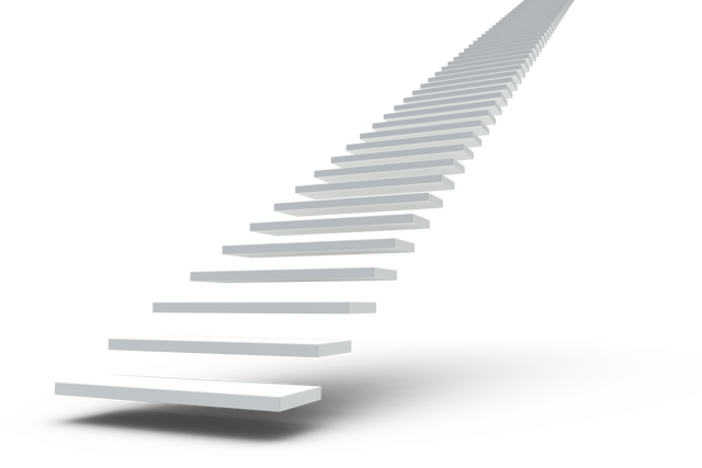 Transparent White Steps Ascending Concept Background High Resolution - Download Free Stock Videos Pikwizard.com