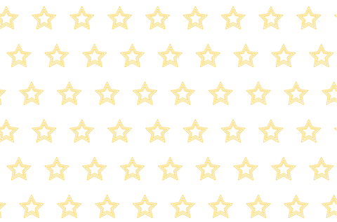 Yellow star pattern on transparent background for digital design projects