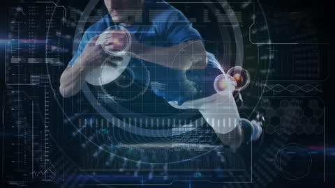 American Football and Digital Interface Fusion Concept