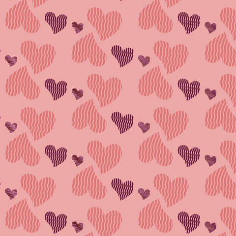 Transparent Heart Pattern on Pink, Digital Repeat Design - Download Free Stock Videos Pikwizard.com