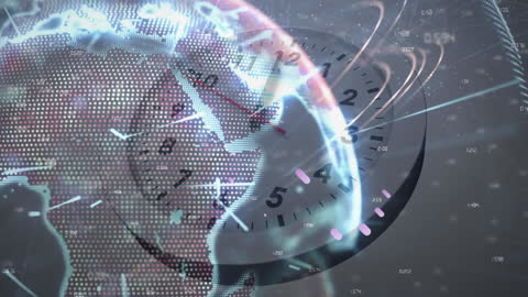 Digital Animation of Time and Global Network Connectivity