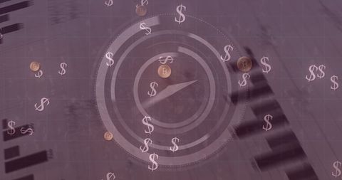 Cryptocurrency Concept with Clock and Dollar Symbols - Download Free Stock Images Pikwizard.com