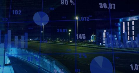 Innovative Data Visualization on Urban Nighttime Highway