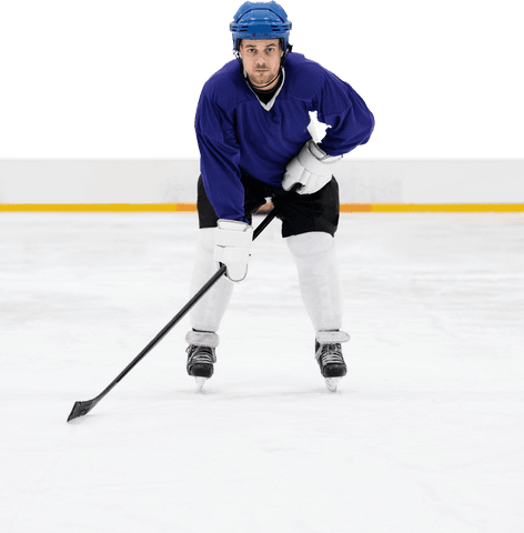 professional ice hockey player on transparent ice rink surface - Download Free Stock Videos Pikwizard.com