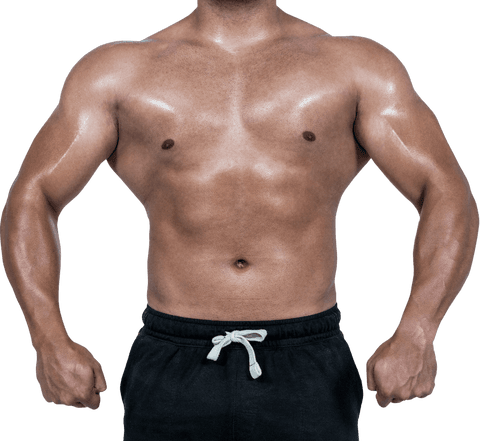 Muscular Torso of Fit Man Flexing on Transparent Background - Download Free Stock Videos Pikwizard.com
