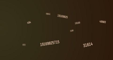 Floating Numbers in Abstract Brown Space - Download Free Stock Images Pikwizard.com