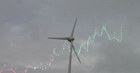 Renewable energy financial graph investment visualization