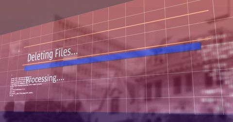 Abstract Data Deletion Progress in Digital Interface