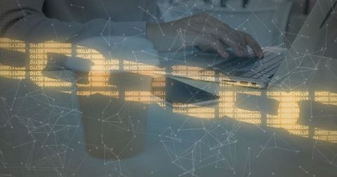 Digital Security Exploring Blockchain and Network Connections - Download Free Stock Images Pikwizard.com