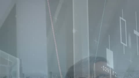 Data Analysis Growth with Digital Interfaces and Financial Graphs