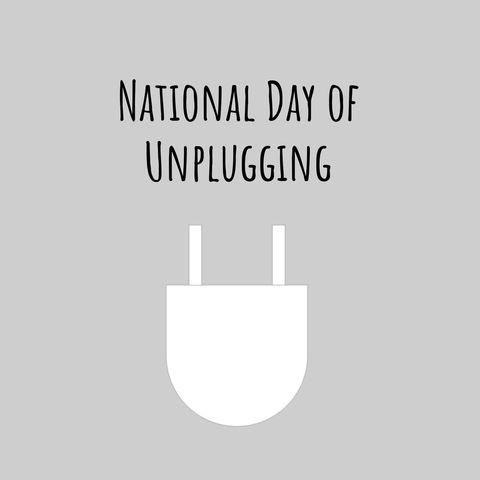 Minimalist Plug Design for Digital Detox Awareness - Download Free Stock Templates Pikwizard.com