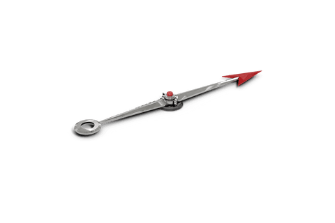 digital png illustration of compass pointer on transparent background - Download Free Stock Videos Pikwizard.com
