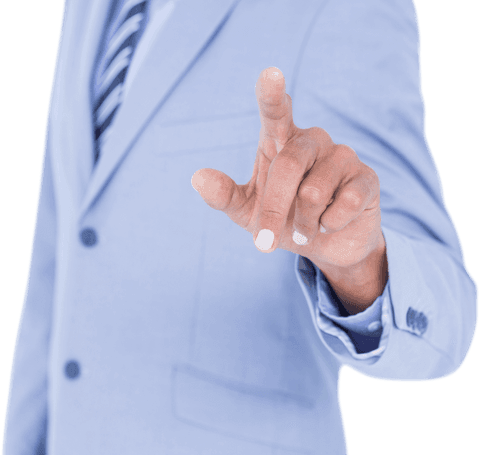 Businessman Pointing Front Transparently Executive Gesture - Download Free Stock Videos Pikwizard.com