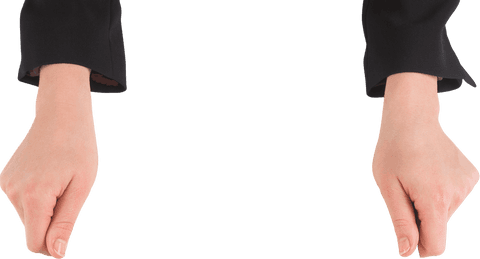Caucasian Female Hands in Casual Business Attire Transparent Background - Download Free Stock Videos Pikwizard.com