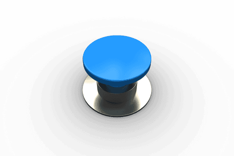 blue round button on transparent background - Download Free Stock Videos Pikwizard.com