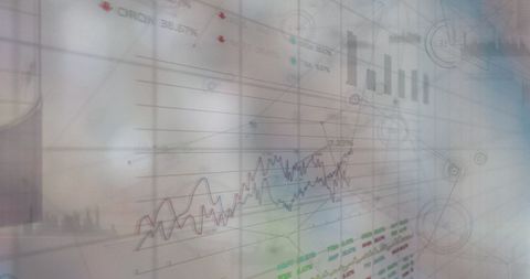 Abstract Finance Graphs and Digital Data Connections - Download Free Stock Images Pikwizard.com