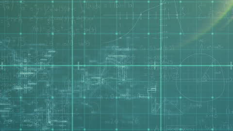 Mathematical Equations and Particles on Digital Grid Interface