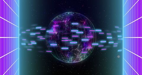 global data network interface with conceptual digital connections - Download Free Stock Images Pikwizard.com