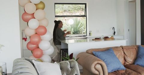 Joyful Retirement Celebration at Home Kitchen