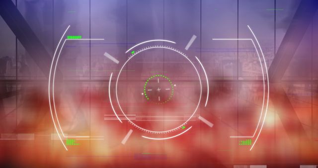 Futuristic Digital HUD Interface with Abstract Background - Download Free Stock Images Pikwizard.com