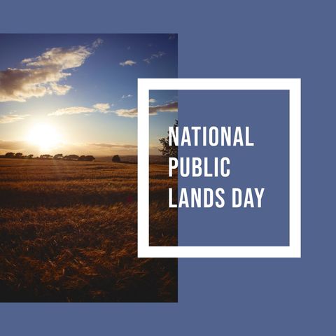 Celebrating National Public Lands Day with Sunlit Fields - Download Free Stock Templates Pikwizard.com