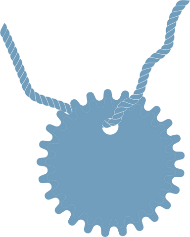 digital blue badge with twisted string on transparent background - Download Free Stock Videos Pikwizard.com
