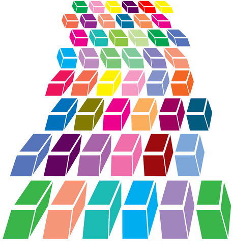 transparent multicolored 3d blocks art illustration - Download Free Stock Videos Pikwizard.com