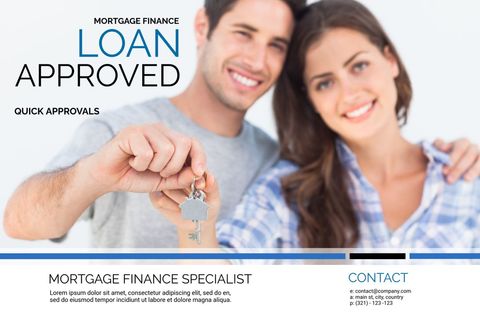 joyful couple holding key celebrating mortgage loan approval - Download Free Stock Templates Pikwizard.com