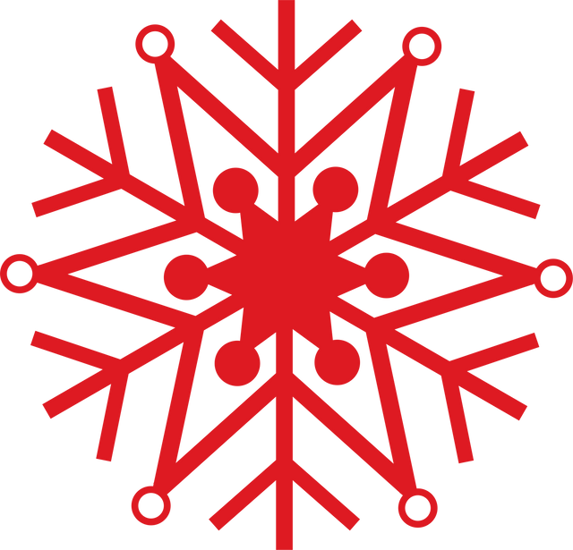 Red Snowflake on Transparent Background Winter Icon Concept - Download Free Stock Videos Pikwizard.com