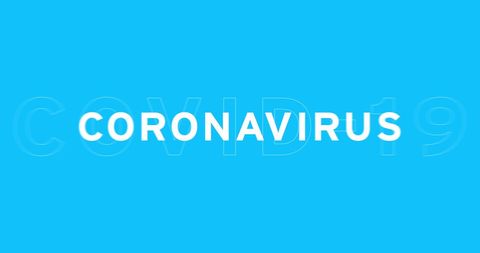 Coronavirus Pandemic Message on Dynamic Blue Background - Download Free Stock Images Pikwizard.com