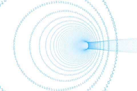 Transparent Binary-Coded Vortex Digital Illustration - Download Free Stock Videos Pikwizard.com